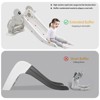 Toddler Slide Creative Cartoon Grey Duck Foldable Slide Climber Indoor Outdoor Playground For Toddlers Aged 1-3 - 3 of 4