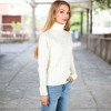 Anna-Kaci Women's Long Sleeve Cable Knit Turtleneck Sweater Soft Warm Cozy Pullover Classic Design - 2 of 4