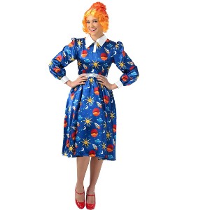HalloweenCostumes.com Large  Women  The Magic School Bus Miss Frizzle Costume, Blue - 1 of 4