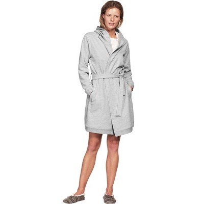 ellos Women's Plus Size Hooded Fleece Robe