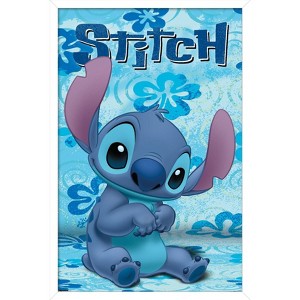 Trends International Disney Lilo and Stitch - Cute Framed Wall Poster Prints - 1 of 4