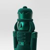 11.5" Christmas Flocked Nutcracker Green - Wondershop™ - 3 of 3