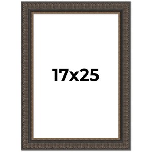 PosterPalooza | Museum Brown Picture Frame - UV Acrylic, Foam Board Backing, Hanging Hardware - 1 of 4