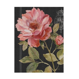 Trademark Fine Art -Lisa Audit 'Harmonious Rose Black' Canvas Art - 1 of 4