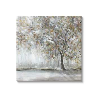 Stupell Industries Woodland Nature Tree Painting Canvas Wall Art