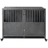 48 Inch Heavy Duty Dog Crate, Durable Gray Kennel for Extra Large Dogs - 4 of 4