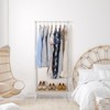 KTMBDW Clothes Rack - Clothing Rack with Storage Shelf, Metal Clothing Rack for Hanging Clothes, Dresses, Coats, Large Load Capacity, Easy Assembly - 3 of 4