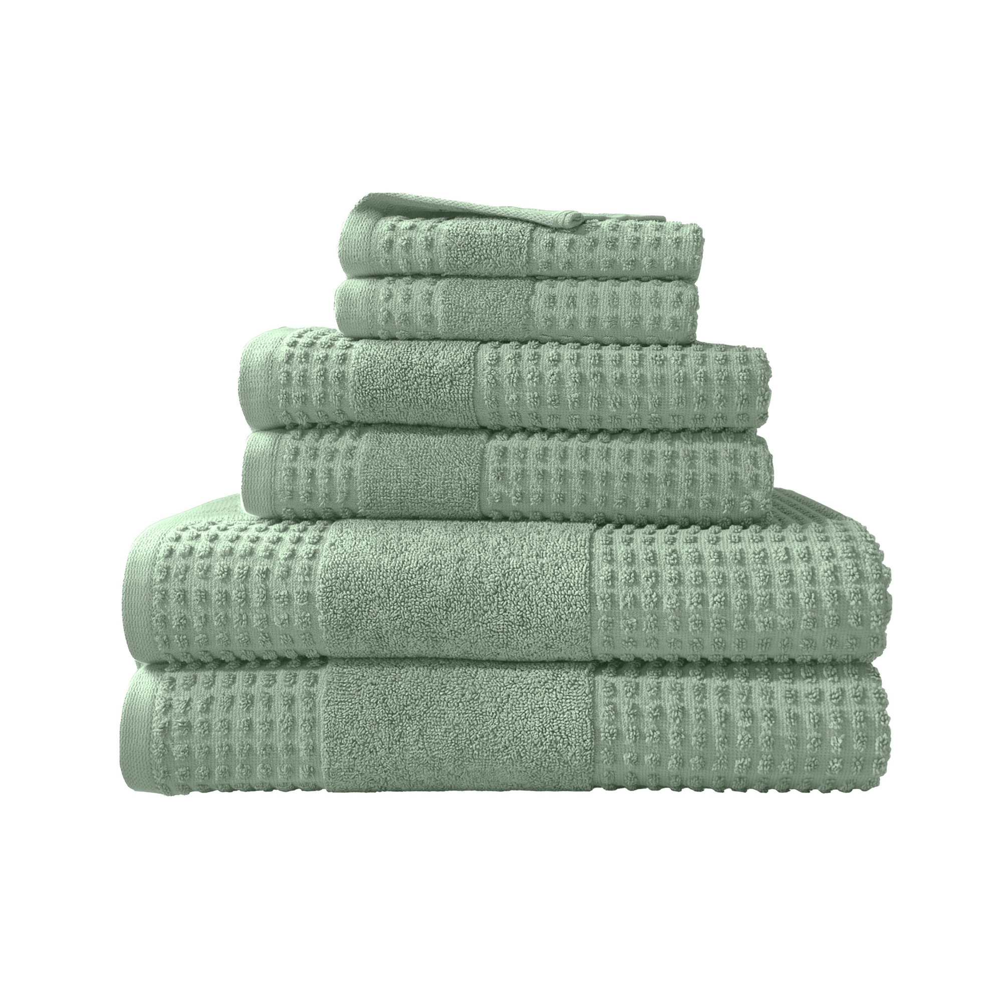 Martex Expression Air Sculpted Sage 6-Piece Towel Set
