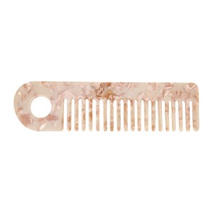 Unique Bargains Anti-Static Hair Comb Black Brown 1 Pc - 1 of 4