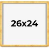PosterPalooza | Minimalist Shadow Box Gold Picture Frame - UV Acrylic, Backing Board, Hanging Hardware - 2 of 4