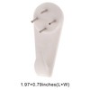 Unique Bargains Picture Hangers Mini Wall Hook ABS White 20 Pcs - 3 of 4