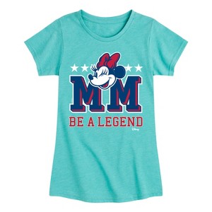 Girls' - Disney - Minnie Mouse Fitted Short Sleeve Graphic T-Shirt - 1 of 4
