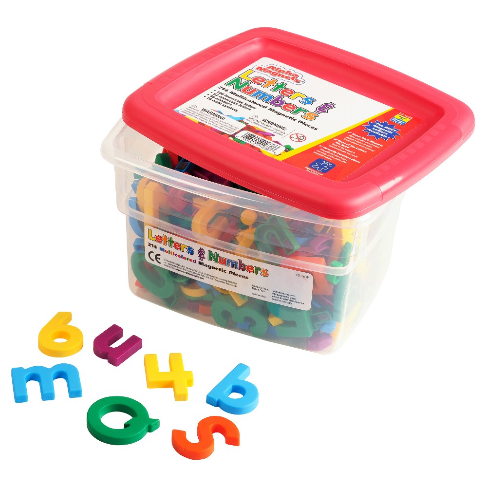UPC 086002016386 product image for Educational Insights Alpha Magnets & Math Magnets - Multicolored (214pc) | upcitemdb.com