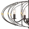 Crystorama Lighting Zucca 4 - Light Chandelier in  English Bronze/Antique Gold - 3 of 4