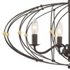 Crystorama Lighting Zucca 4 - Light Chandelier in  English Bronze/Antique Gold - image 3 of 4