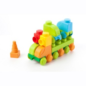 UNiPLAY Traffic Series — Toy Stacking Blocks, Set for Creativity, Early Learning Toy, Build Your Own Vehicles for Ages 3 Years Old and Up - 1 of 4