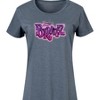 Women's - Bratz - Original Airbrushed Logo Graphic T-shirt Dress - 2 of 4