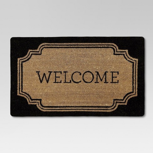 1 6 X2 6 Welcome Coir Doormat Threshold
