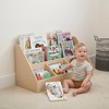 ECR4Kids 5-Compartment Easy to Reach Book Display, Natural - 3 of 4