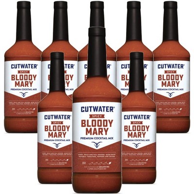 Cutwater Spicy Bloody Mary Mix - 1L Bottles- Full-Bodied Flavorful Mixer