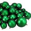Northlight Shatterproof Christmas Ball Ornaments - 2.25" to 4" (100mm) - Green - 50ct - 3 of 4