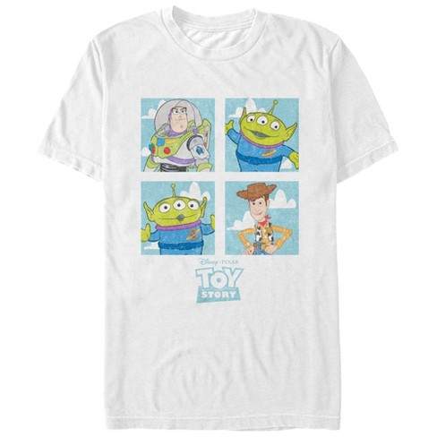 Men's Toy Story Character Box T-shirt - White - Large : Target