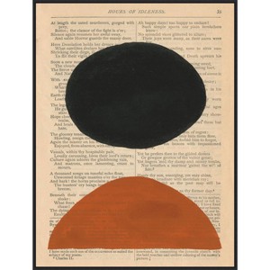 32" x 42" Modern Prose III by W. Stramel: Abstract Lithograph, Large Vertical Canvas - Amanti Art - 1 of 4