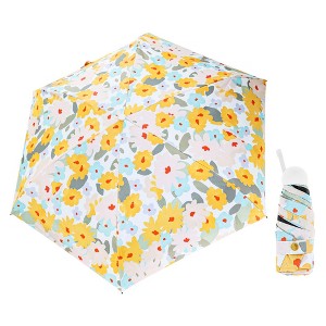 Unique Bargains Compact Umbrella Windproof Folding Lightweight for Travel - 1 of 4