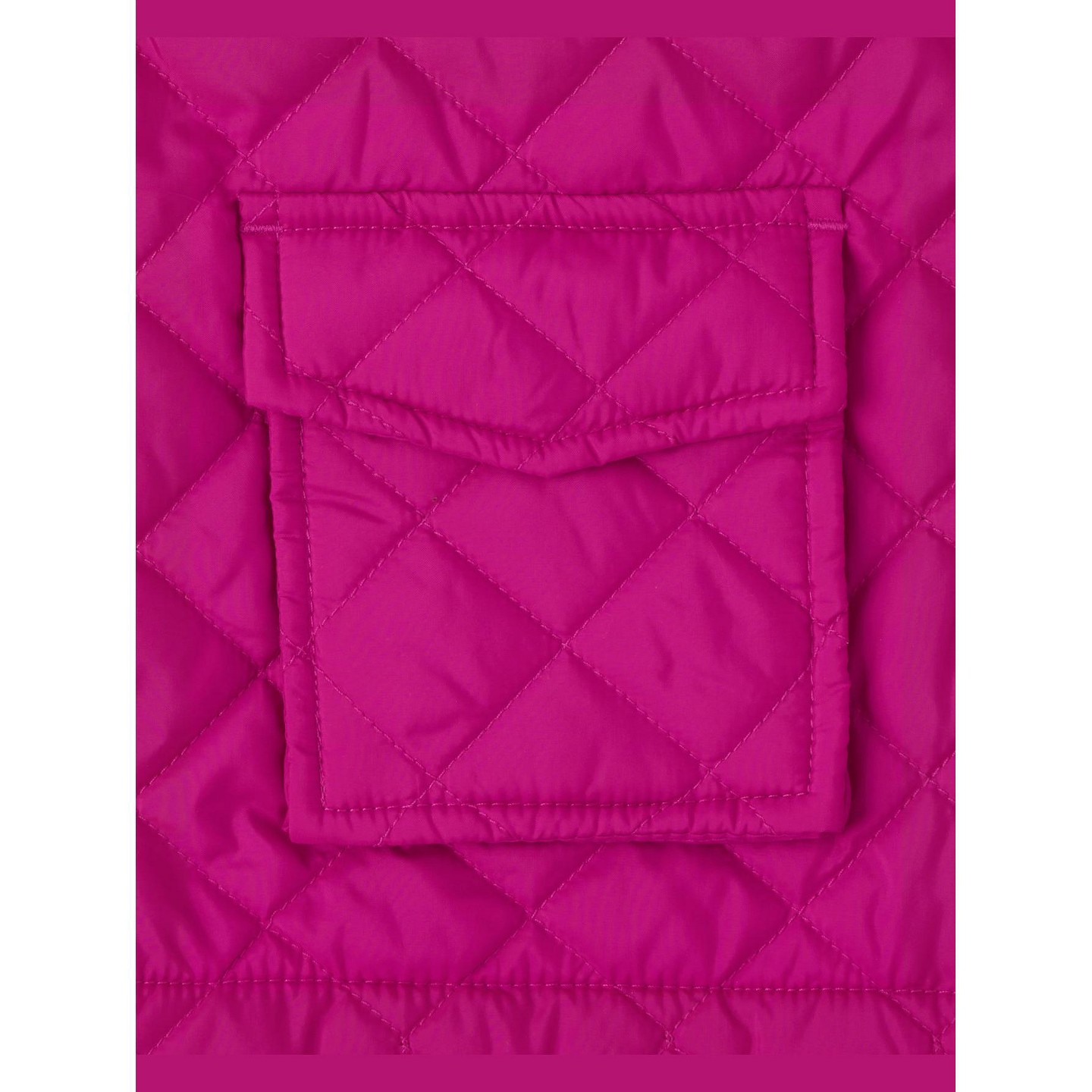 Куртка The Children's Place Long Sleeve Quilted Puffer Jacket Pink M (7/8) для девочек, цвет: Розовый — фото 2