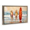 Stupell Industries Kids & Beach Surfboard Black Framed Floater Canvas Wall Art - 3 of 4