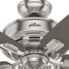 Hunter 52" Bennett Lighted Ceiling Fan Brushed Nickel with Grey Walnut/Light Grey Oak Blades - 2 of 4