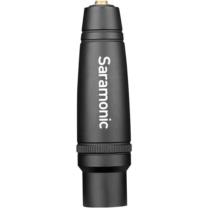 Saramonic C-XLR+ 3.5mm Female TRS to XLR Male Audio Adapter with Phantom Power to Plug-In-Power Converter for Pro Cameras, Mixers, Recorders & more, 1 of 7