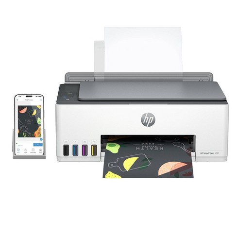 Hp Smart Tank 5101 Wireless All-in-one Color Refillable Supertank Printer,  Scanner, Copier (1f3y0a) : Target