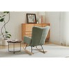 NicBex Modern Accent Chair, Glider Chair Living Room Chairs with High Backrest Nursery Rocking Chair Reading Chair for Living Room, Bedroom, Office - 4 of 4