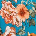 turquoise floral