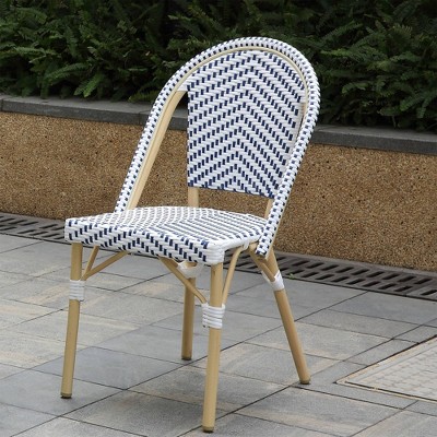 Alertis Patio Wicker Bench – Gray/White – miBasics For Sale