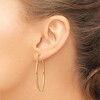 Black Bow Jewelry 1.5mm x 48mm 14k Yellow Gold Polished Round Endless Hoop Earrings - 3 of 4