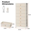 Pellebant 7 Drawers dressers for bedroom Chest Furniture Storage Tower Organizer Unit for Bedroom - image 3 of 4