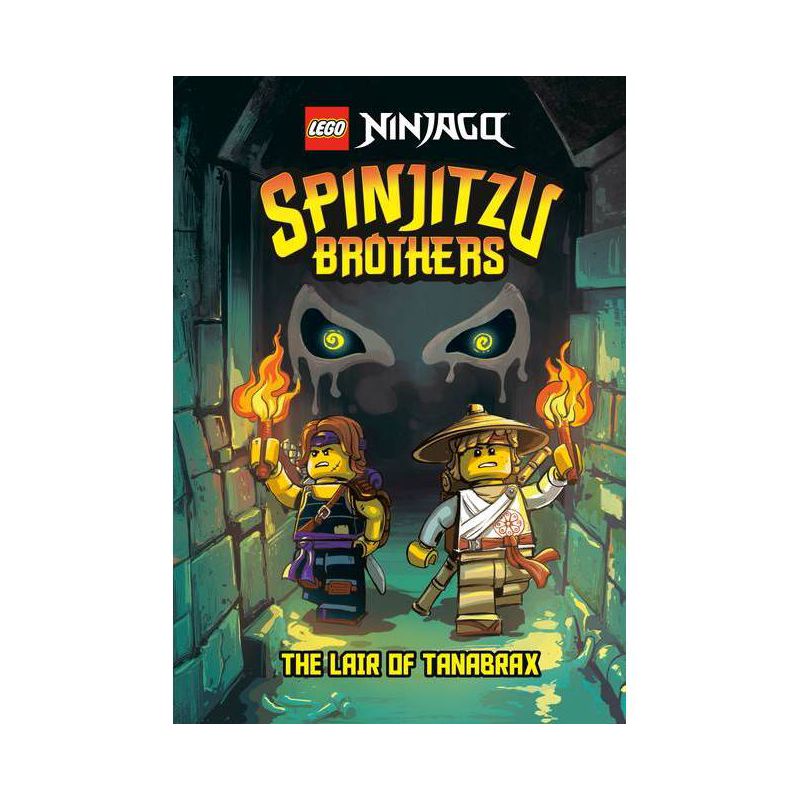 Spinjitzu Brothers #2: The Lair of Tanabrax (Lego Ninjago) - (Stepping Stone Book(tm)) by  Tracey West (Hardcover), 1 of 2