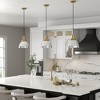 Hudson and Canal 8" Wide Pendant with Metal Shade - 3 of 4
