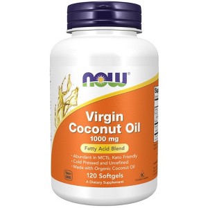 Virgin Coconut Oil 1000 mg by Now Foods  -  120 Softgel - 1 of 3