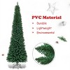 Resenkos 9ft Slim Pencil Christmas Tree - Space-Saving Design for Small Corners, 1500 Realistic PVC Branches - 4 of 4