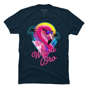Men's Design By Humans Whoa Bro By tararisingnc T-Shirt - 1 of 4