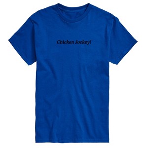 Men's - Instant Message - Chicken Jockey Gamer Short Sleeve Graphic T-Shirt - 1 of 4