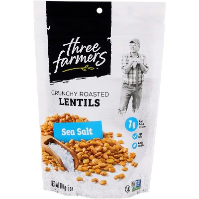 Three Farmers Food Inc Snack Lentil Lightly - Case Of 6 - 140 Gm : Target