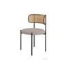 Infurnic Accent Chairs, Modern Upholstered Chairs Set with Sturdy Legs, for Kitchen and Dining Room, 4PCS, Gray, 20.5"*20.5"*30" - 3 of 4