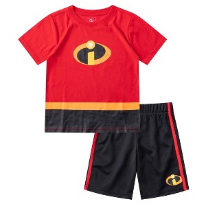 Disney The Incredibles Boys Short Sleeve T-Shirt and Shorts Set for Toddler Little Kids and Big Kids - 1 of 4