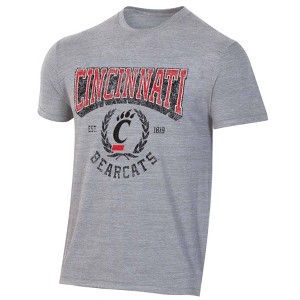 NCAA Cincinnati Bearcats Men's Gray Triblend T-Shirt - 1 of 3