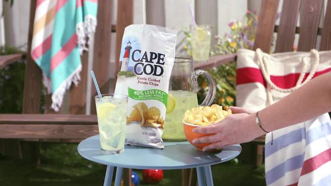 Cape Cod Potato Chips Less Fat Original Kettle Chips - 8oz, 2 of 10, play video
