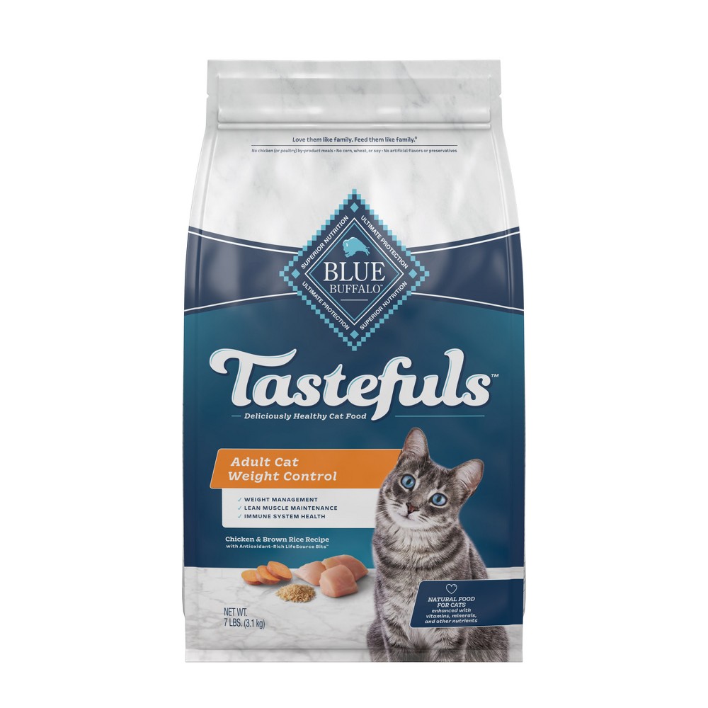 Photos - Cat Food Blue Buffalo Tastefuls with Chicken Weight Control Natural Adult Dry Cat F 